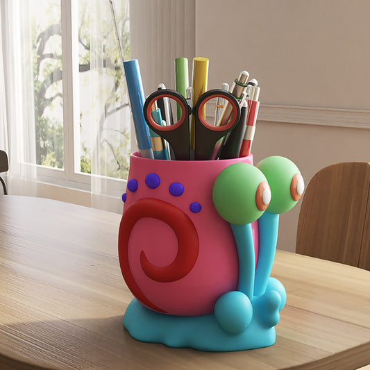 Whimsical Colorful Snail Office Pen Holder : A Creative and Cheerful Gift