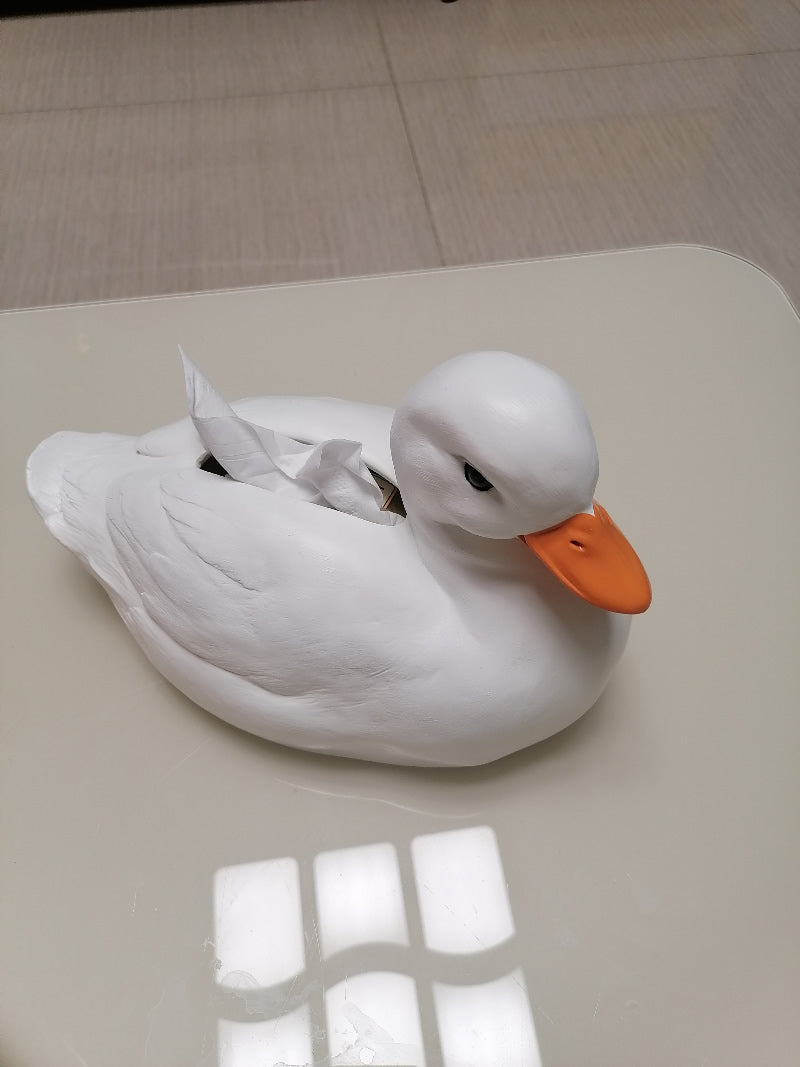 White Duck Tissue Box, Creative Home Decoration, Cole Duck Design