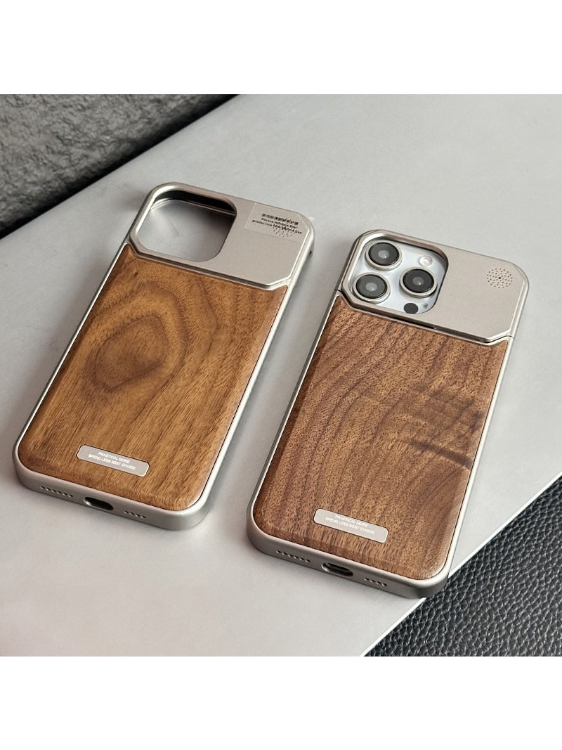 Wood And Metal Combination Iphone Case,Phone Cases