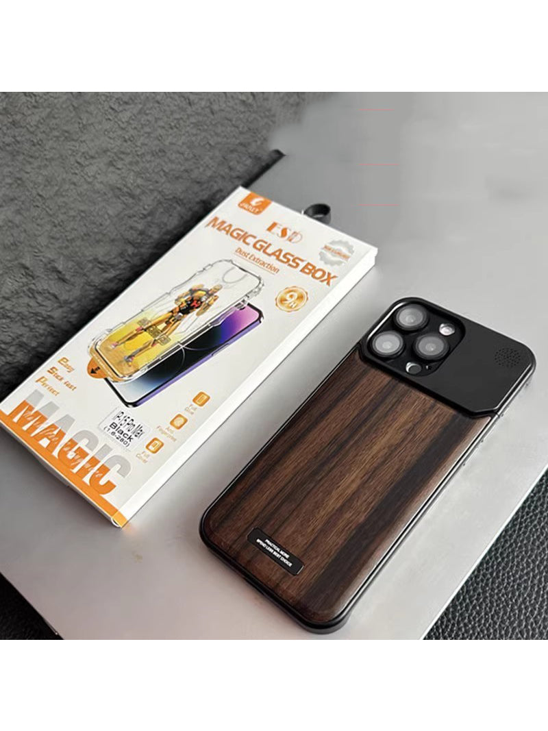 Wood And Metal Combination Iphone Case,Phone Cases