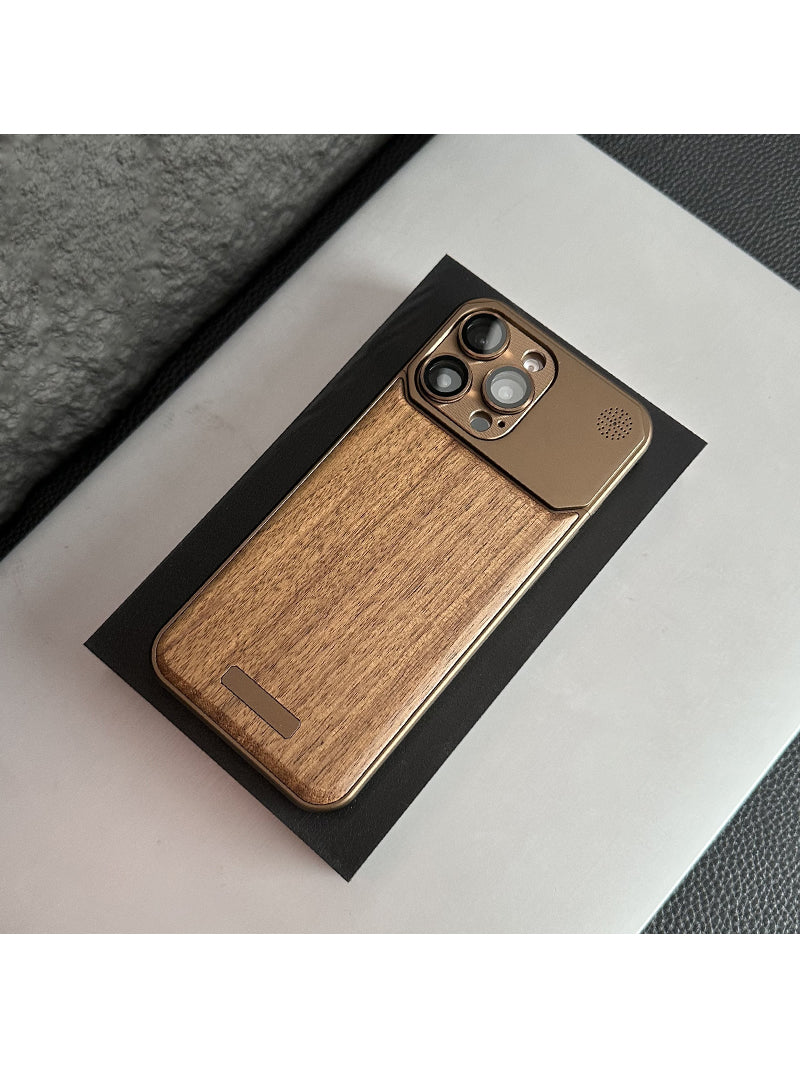 Wood And Metal Combination Iphone Case,Phone Cases