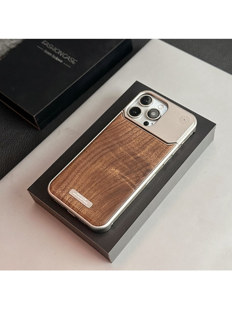 Wood And Metal Combination Iphone Case,Phone Cases