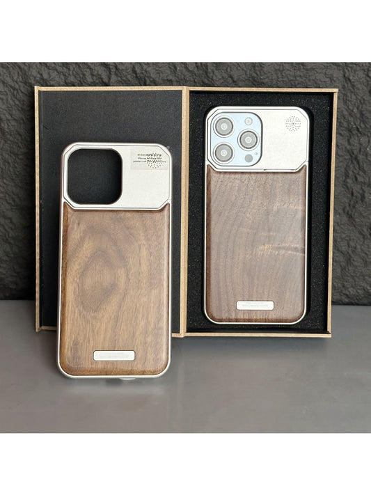 Wood And Metal Combination Iphone Case,Phone Cases