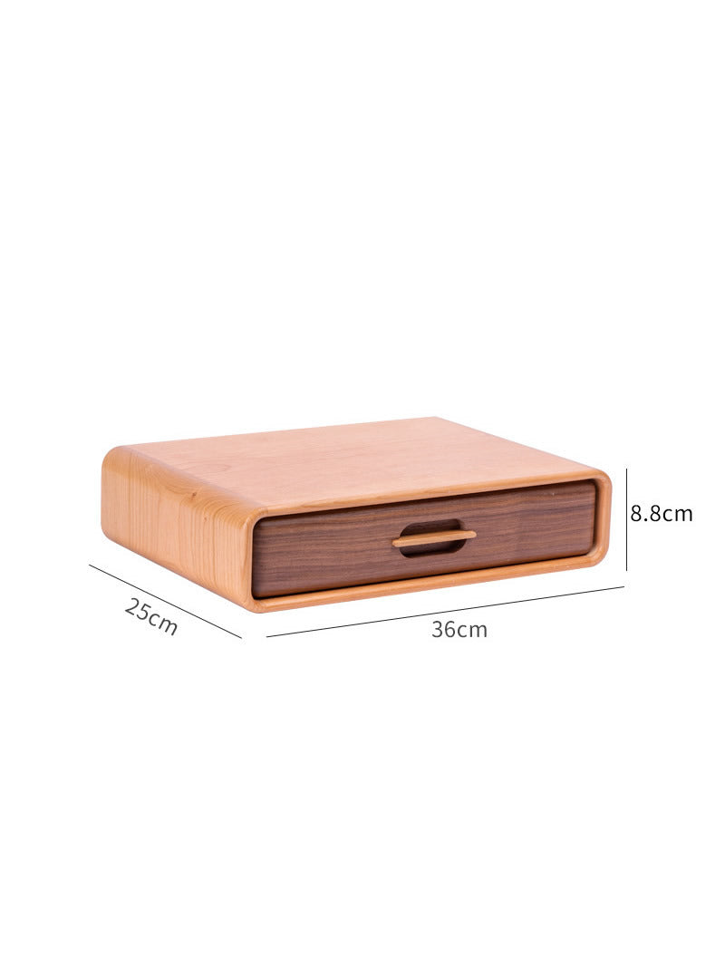 Wooden Drawer Storage Box For Office Desk,Organizer