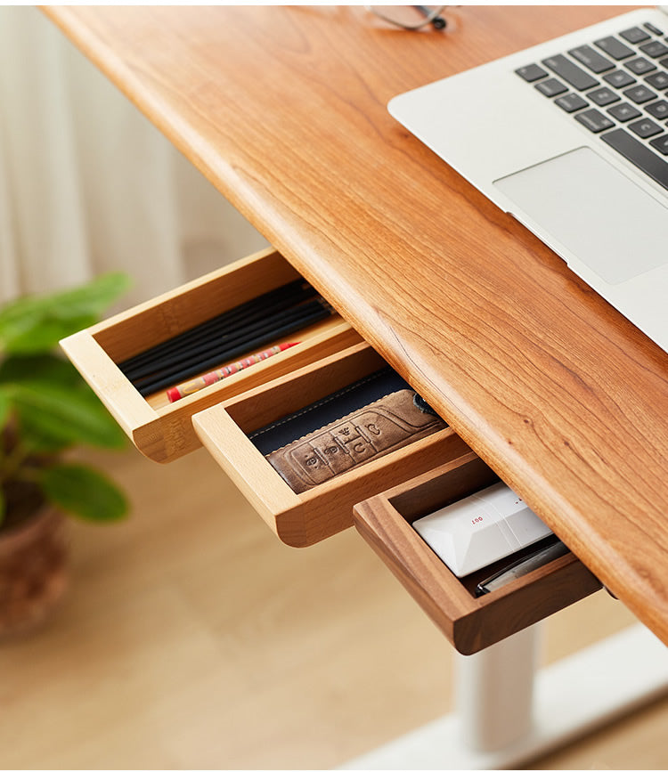 Wooden Hidden Drawer: Under-Desk Storage Solution for Small Items