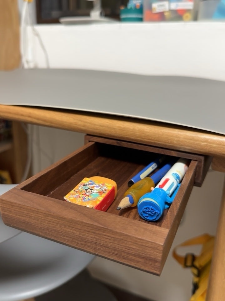 Wooden Hidden Drawer: Under-Desk Storage Solution for Small Items