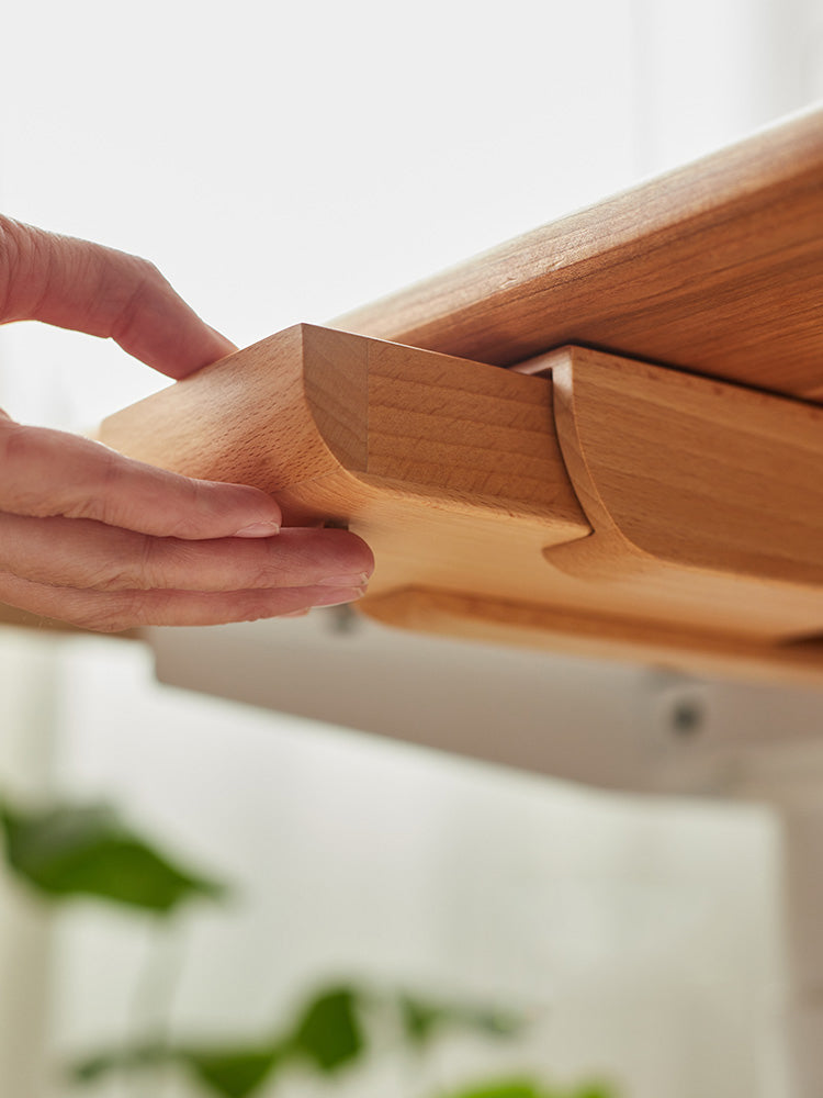 Wooden Hidden Drawer: Under-Desk Storage Solution for Small Items