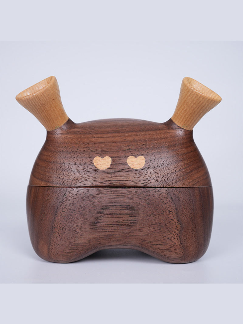 Wooden Monster Storage Box, Decorative Jewelry Box, Aromatherapy Box